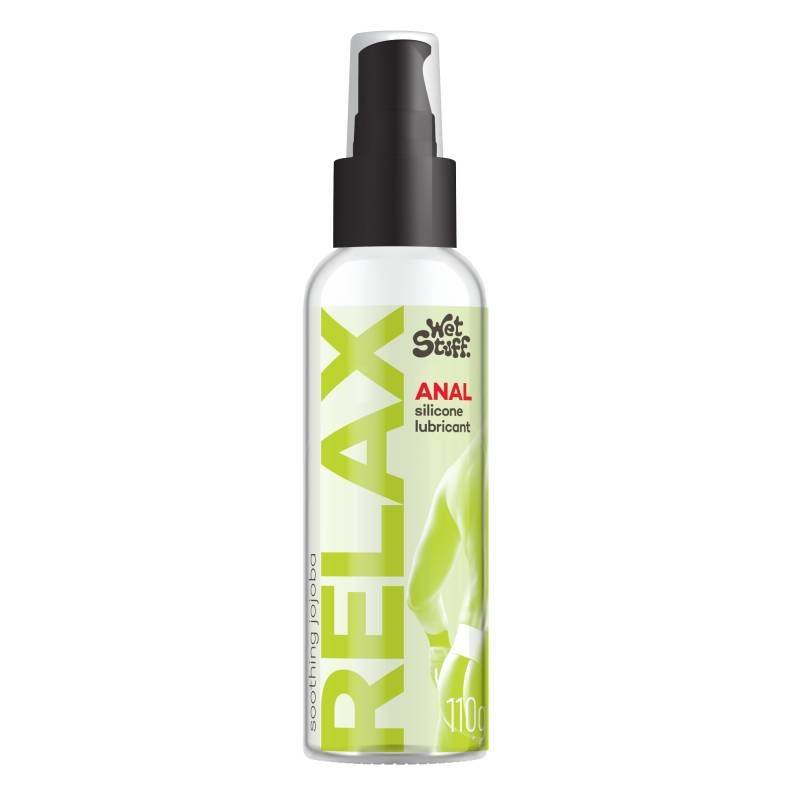 Wet Stuff Relax Anal Silicone Lubricant Pump Top 110g - Lotions & Potions