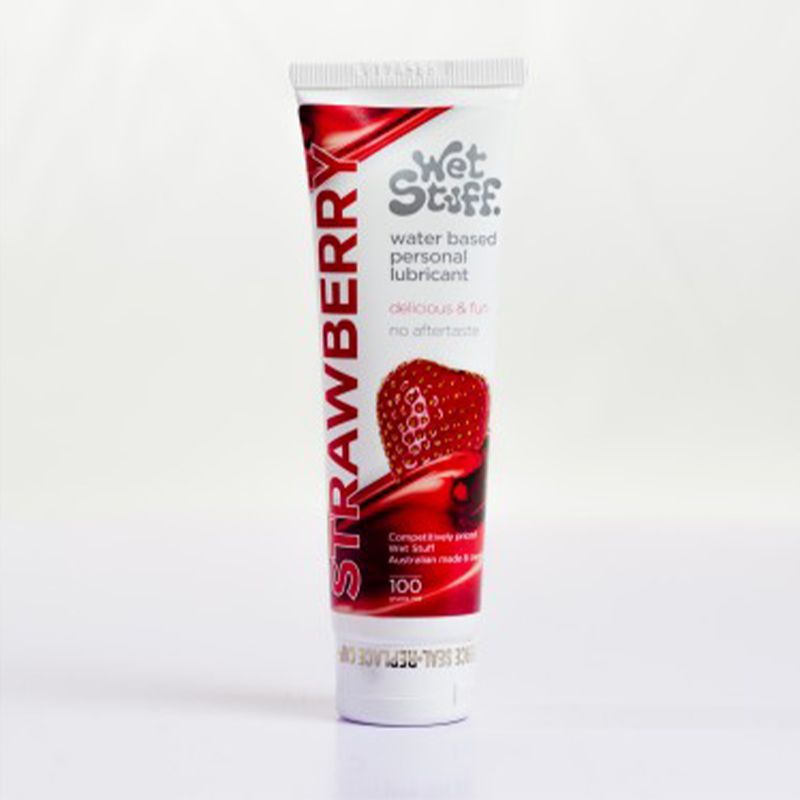 Wet Stuff Strawberry Tube 100g - Lotions & Potions