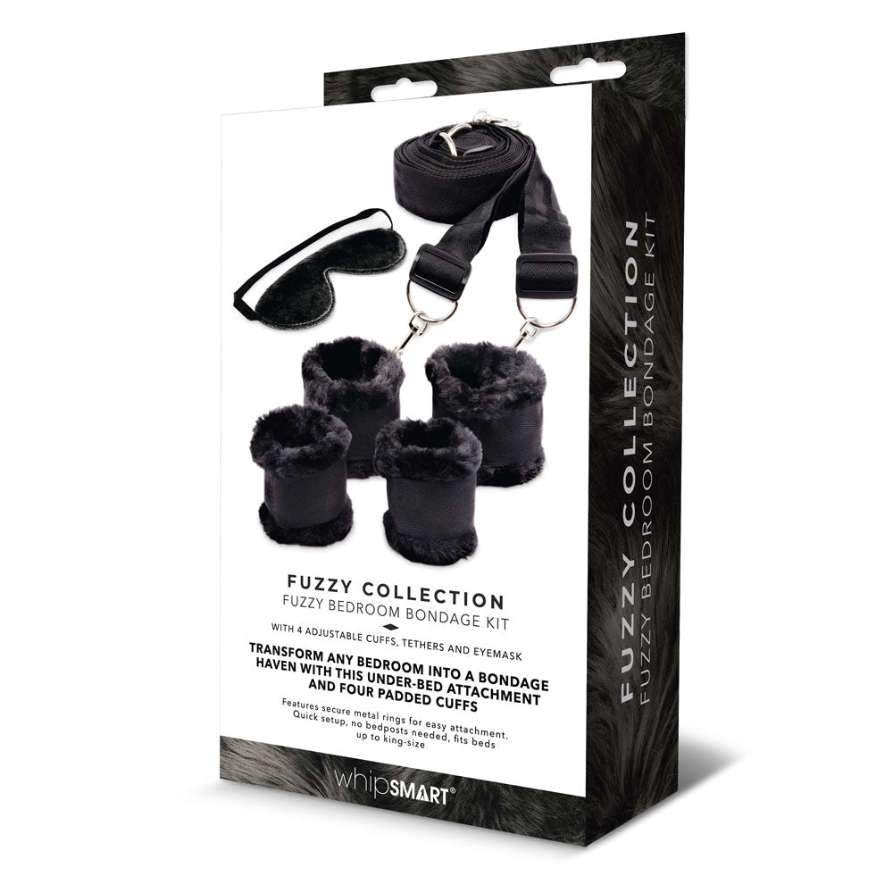 Whipsmart Fuzzy Bedroom Bondage Kit For Safe Fun Play - BONDAGE-TOYS
