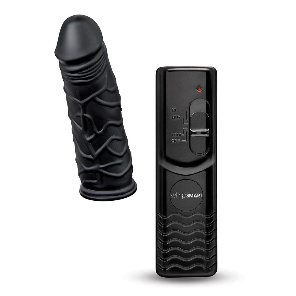 Whipsmart Inflatable Bangin Bolster - Black Inflatable Cushion with 6'' Vibrating Dong - MACHINES