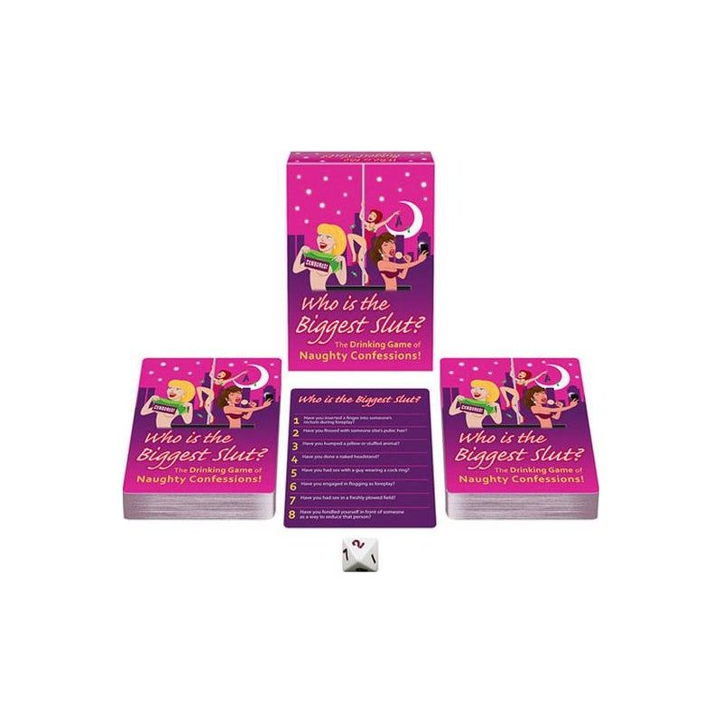 Who Is The Biggest Slut Card Game - Adult Toys