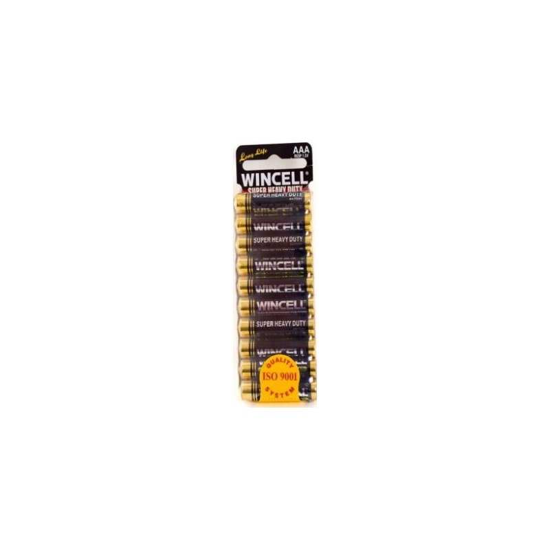 Wincell Super Heavy Duty AAA Shrink 10Pk Battery - Stationary