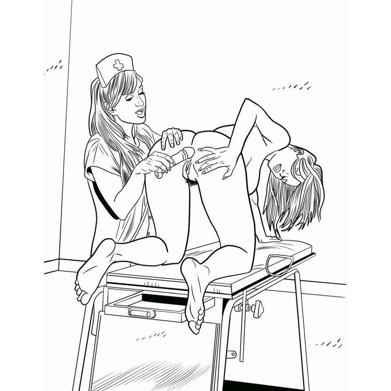 XXX Nurses Colouring Book - Adult Toys
