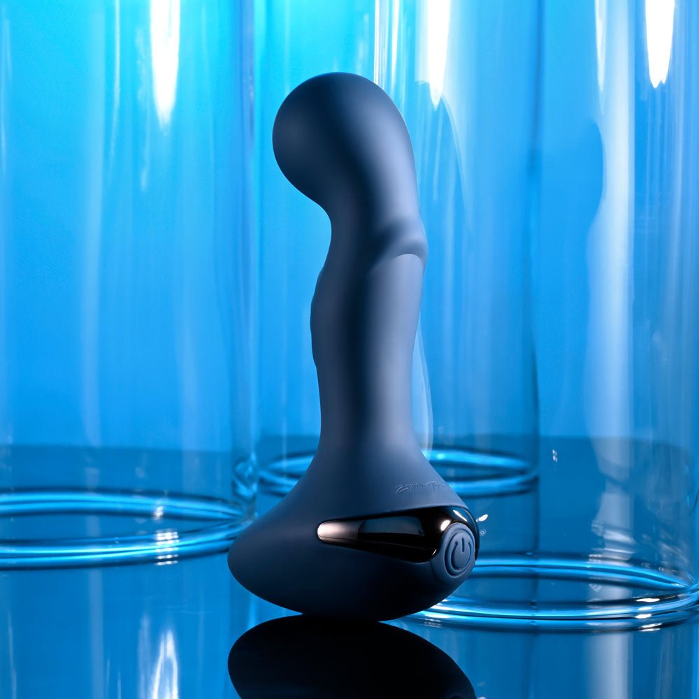 Zero Tolerance BLUE OASIS - Blue Vibrating Anal Plug - ANAL TOYS