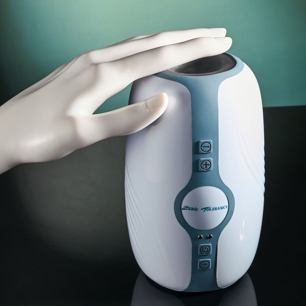 Zero Tolerance TOUCHDOWN - Rechargeable Vibrating & Tightening Stroker - MASTURBATORS