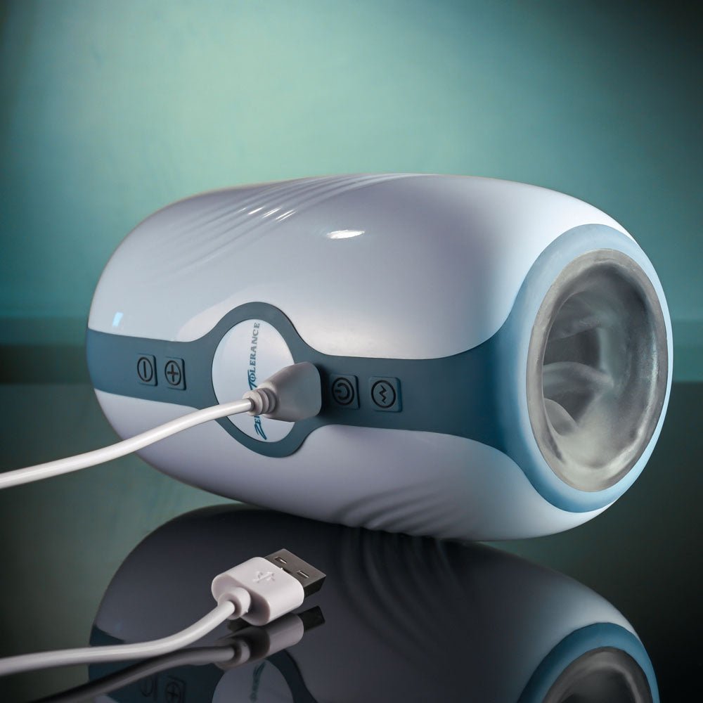 Zero Tolerance TOUCHDOWN - Rechargeable Vibrating & Tightening Stroker - MASTURBATORS