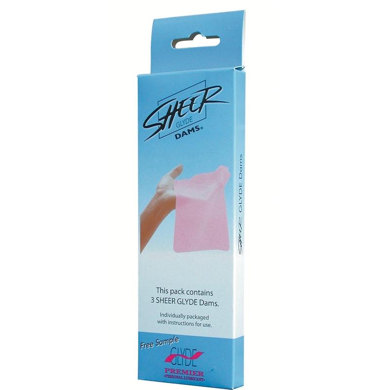 Oral Sheer Dam 3 Pc Pink/Strawberry - Naughty by Nature Adult Store