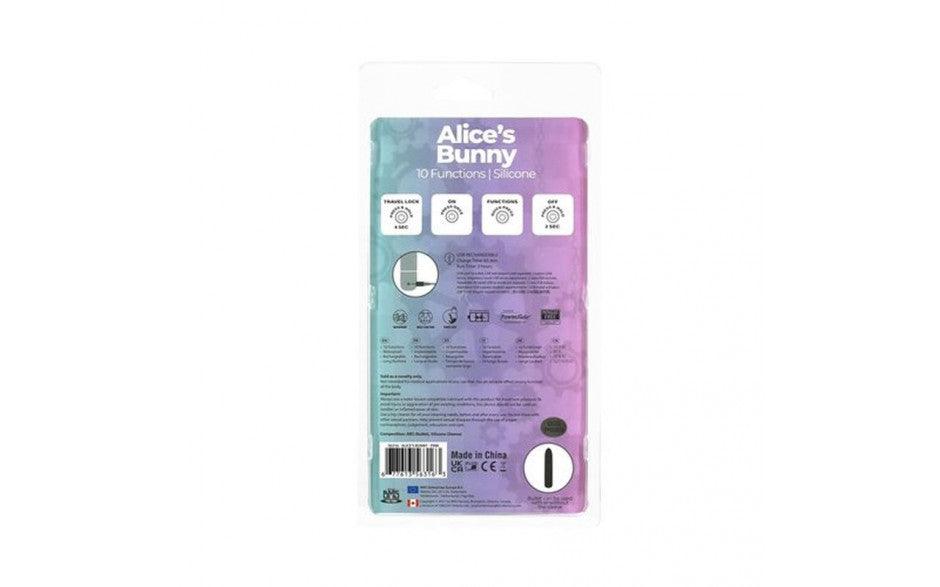 Alices Bunny Rechargeable Bullet w Rabbit Sleeve Pink - Adult Toys