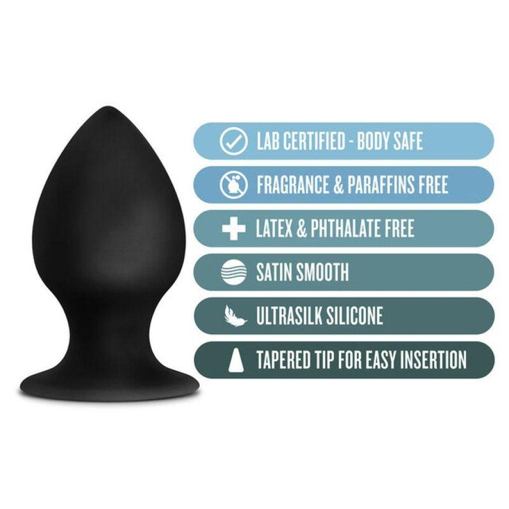 Anal Adventures Platinum Silicone Anal Stout Plug Large - Adult Toys