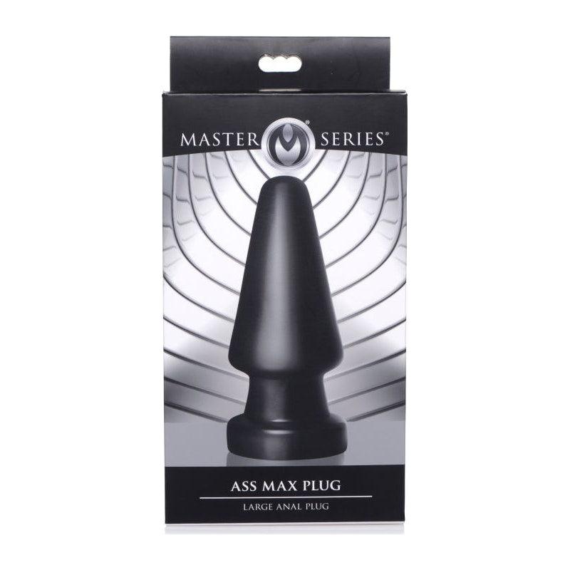 Ass Max Plug Large Anal Plug Black - Adult Toys