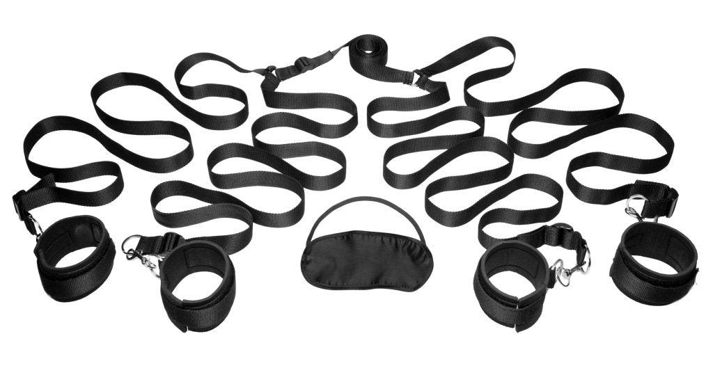 Bedroom Restraint Kit Black - Adult Toys