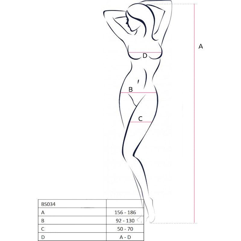 Bodystocking BS034 BLK - Lingerie