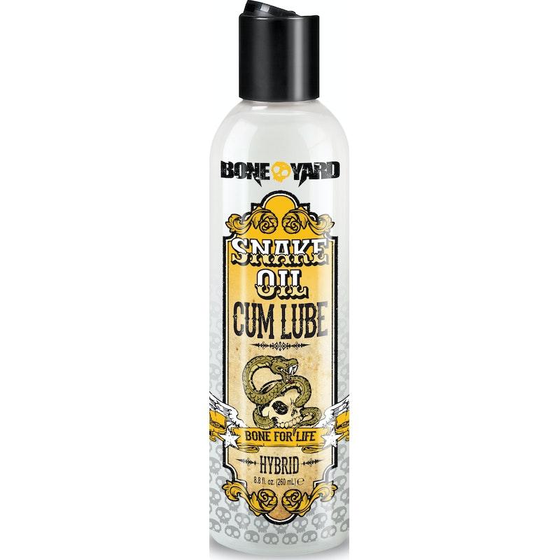 Boneyard Snake Oil Cum Lube – Realistic Hybrid Lubricant Pump, 8oz - Lotions & Potions