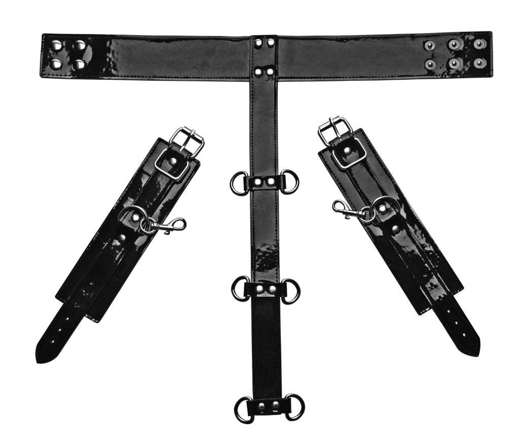 Bound Around Neck to Wrist Restraints - Adult Toys