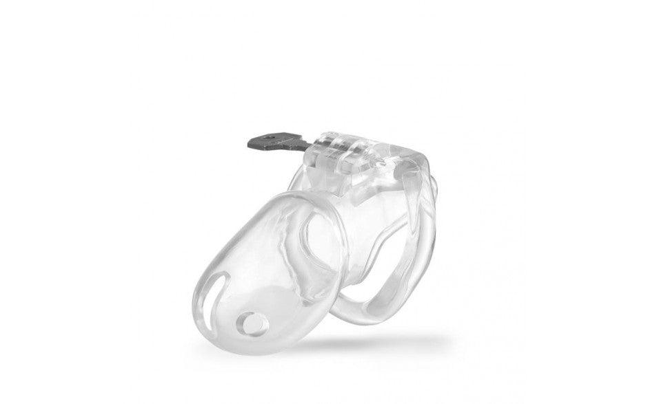 Brutus Stealth Chastity Cage Clear - Adult Toys