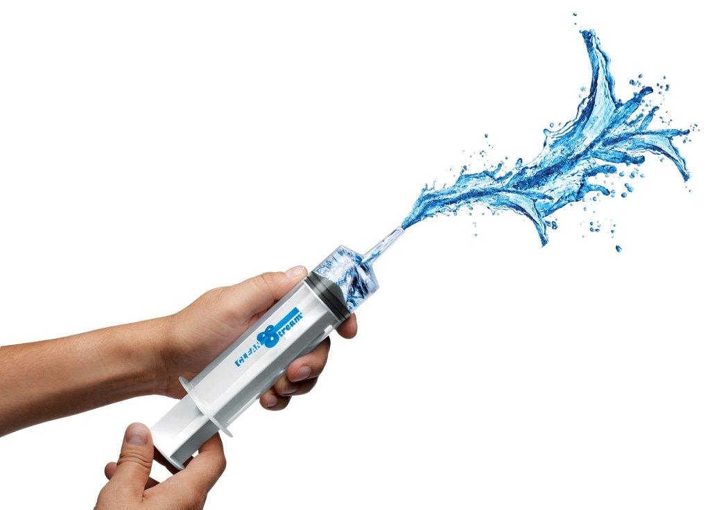 CleanStream 150ml Enema Syringe – Large Capacity ABS Plastic Douche - Adult Toys