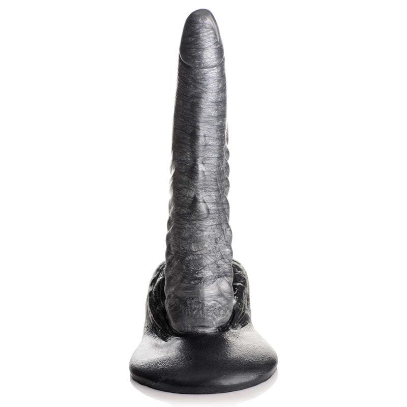Creature Cocks The Gargoyle Rock Hard Silicone Dildo - Silver 23.6 cm Dildo - DONGS