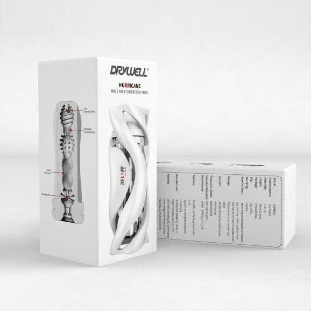 Drywell Hurricane Masturbator ā Ergonomic Silicone Spiral Sleeve - Adult Toys