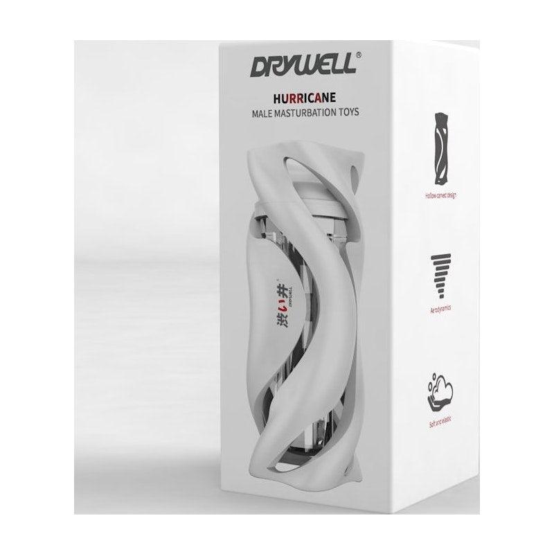Drywell Hurricane Masturbator ā Ergonomic Silicone Spiral Sleeve - Adult Toys