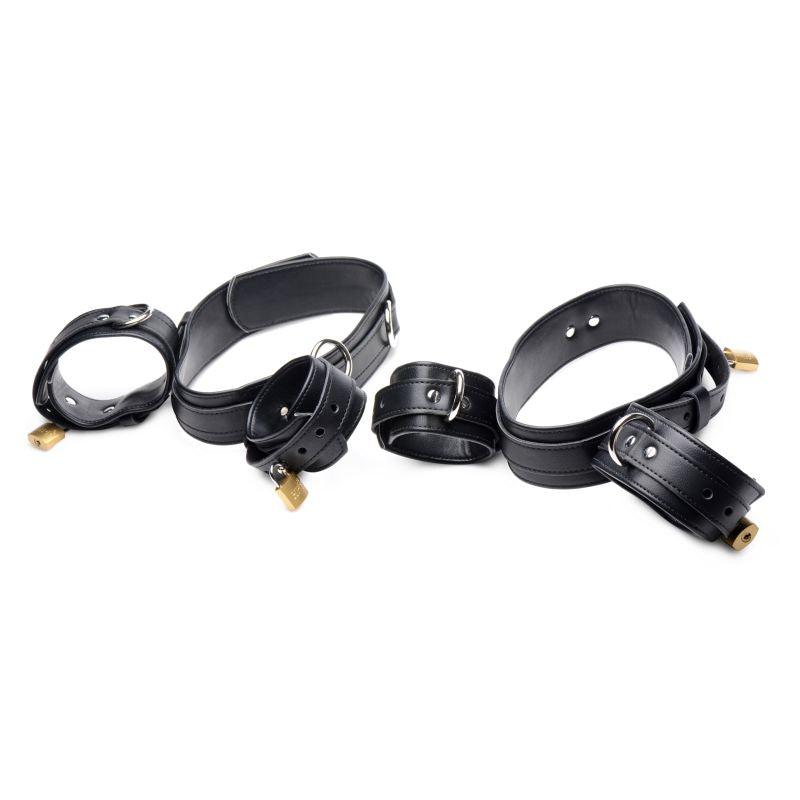 Frog Tie Restraint Set Black - Adult Toys