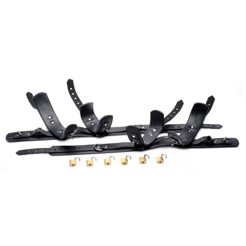 Frog Tie Restraint Set Black - Adult Toys