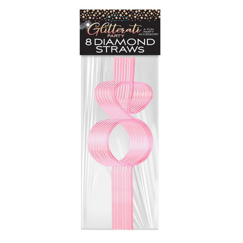 Glitterati - Diamond Straw Set - Hens Party Novelty - Set of 8 - Novelties