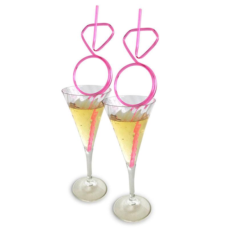 Glitterati - Diamond Straw Set - Hens Party Novelty - Set of 8 - Novelties