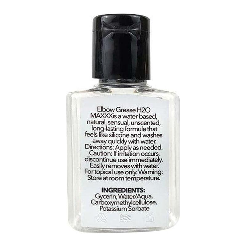 H2O MAXXX Lubricant Gel Travel Size 24ml - Lotions & Potions