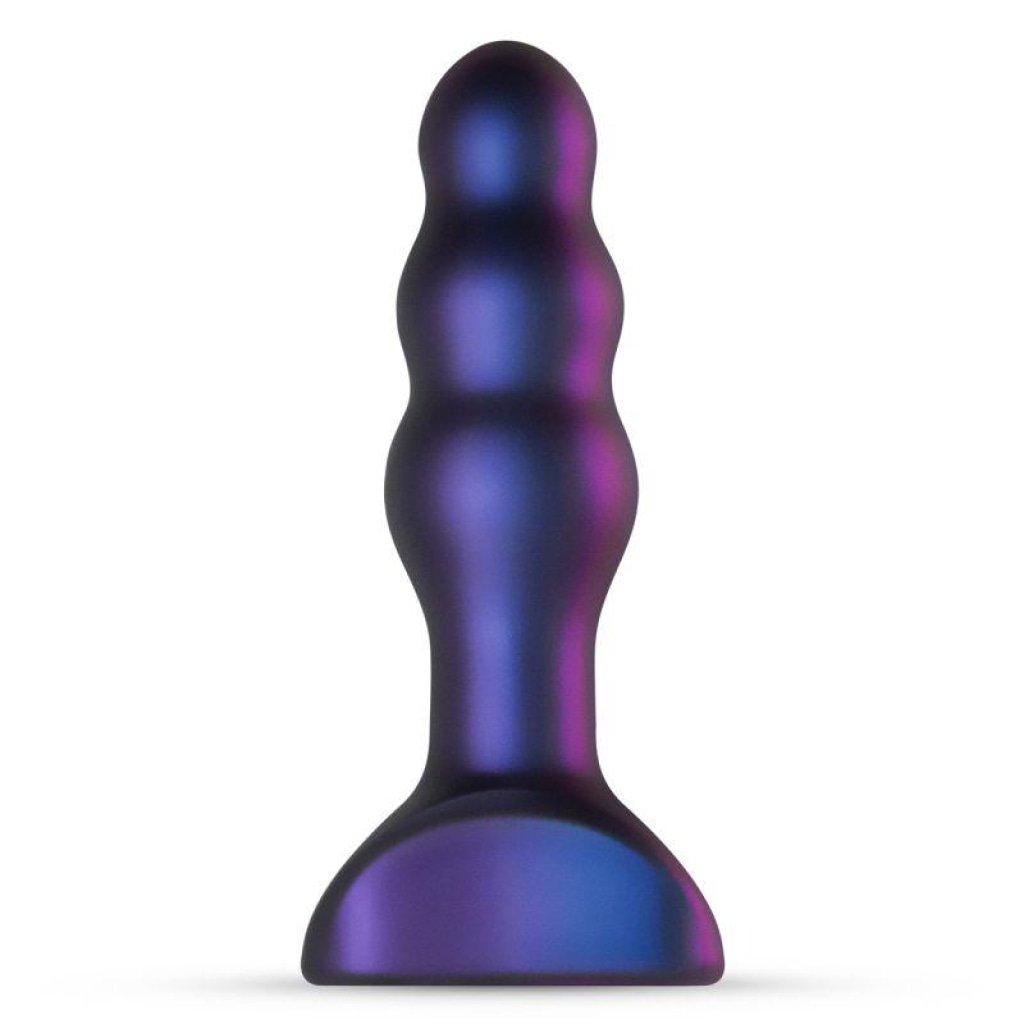 Hueman Space Invader Vibrating Anal Plug – Ribbed Silicone Butt Plug - Adult Toys