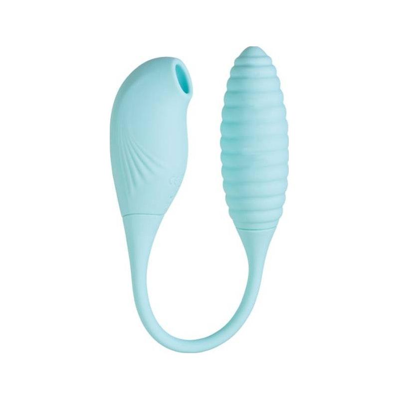 JOS Roow Vaginal and Clitoral Air Pulse Stimulator Blue - Adult Toys