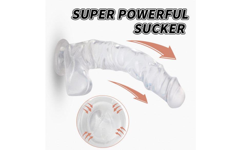 Kennard Dong w Balls Clear L - Adult Toys