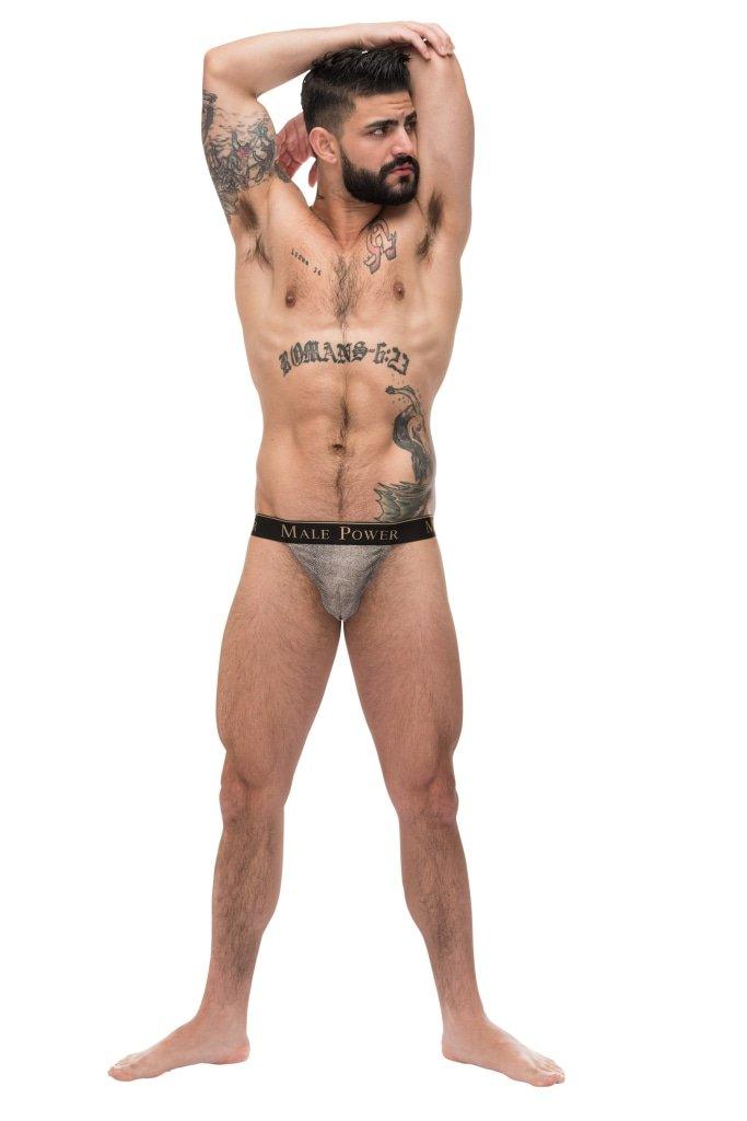 Male Power Viper Micro G - String ā Snakeskin Print Men's Lingerie - Lingerie