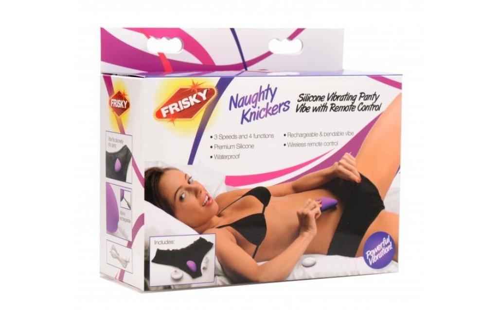 Naughty Knickers Silicone Remote Panty Vibe - Adult Toys