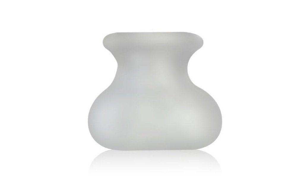 PerfectFit Bull Bag XL Clear Ball Stretcher and Weight β SilaSkin TPR - Adult Toys