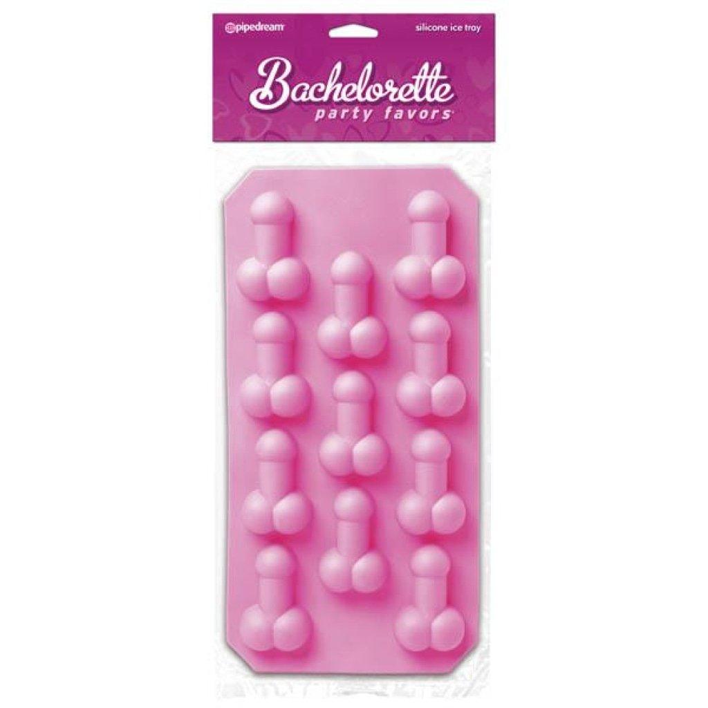 Pipedream Penis Ice Tray – Pink Silicone Bachelorette Party Favor - Novelties