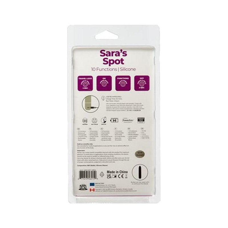 Power Bullet Sara’s Spot Vibrator Purple - Adult Toys