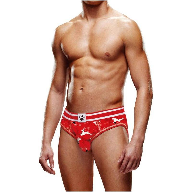 Prowler Reindeer Open Back Brief - Lingerie