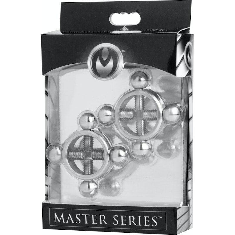 Rings Of Fire Stainless Steel Nipple Press Set - Adult Toys