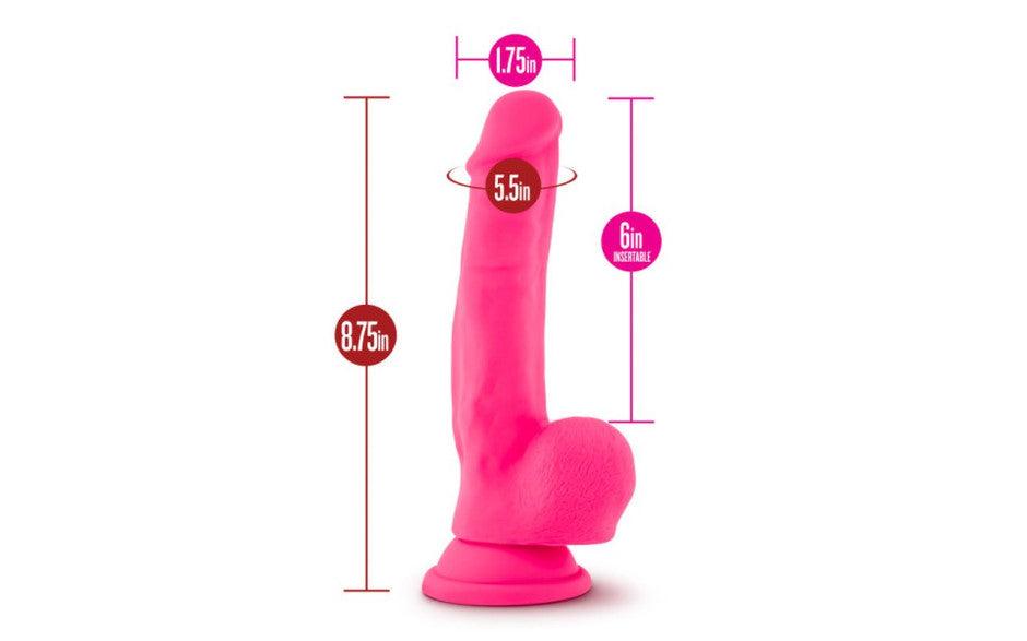 Ruse Shimmy Hot Pink Dong - Adult Toys