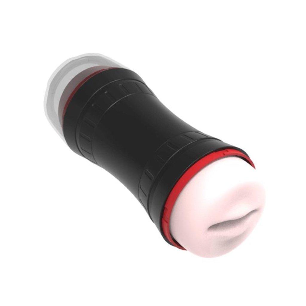S - Hande Polaris Dual End Masturbator – Realistic TPE Ribbed Sleeve - Adult Toys