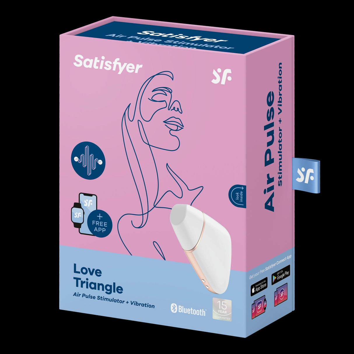 Satisfyer Love Triangle White - Adult Toys