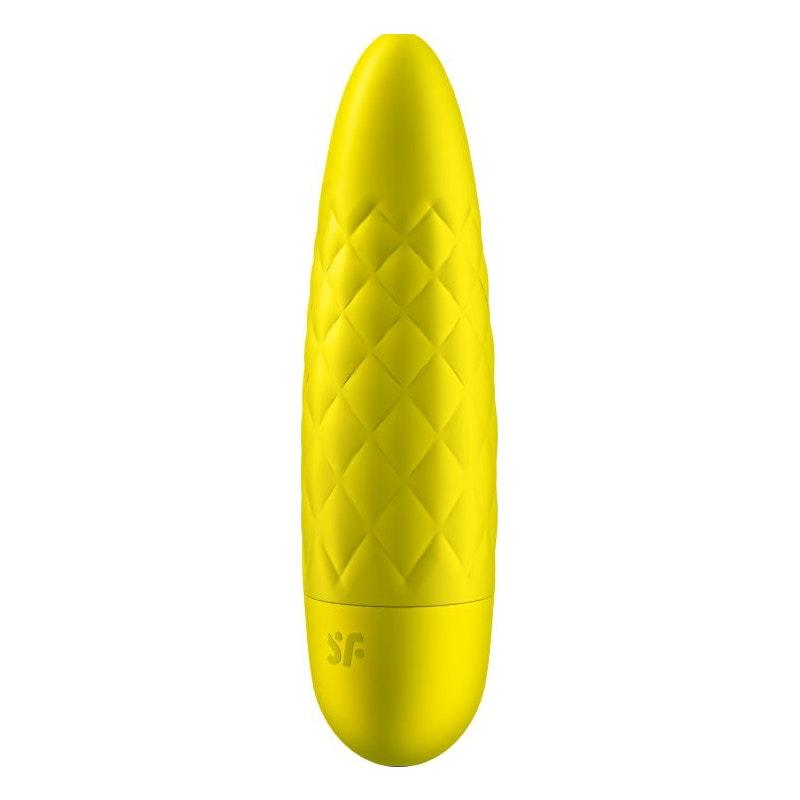 Satisfyer Ultra Power Bullet 5 – Yellow Silicone Rechargeable Vibrator - Adult Toys