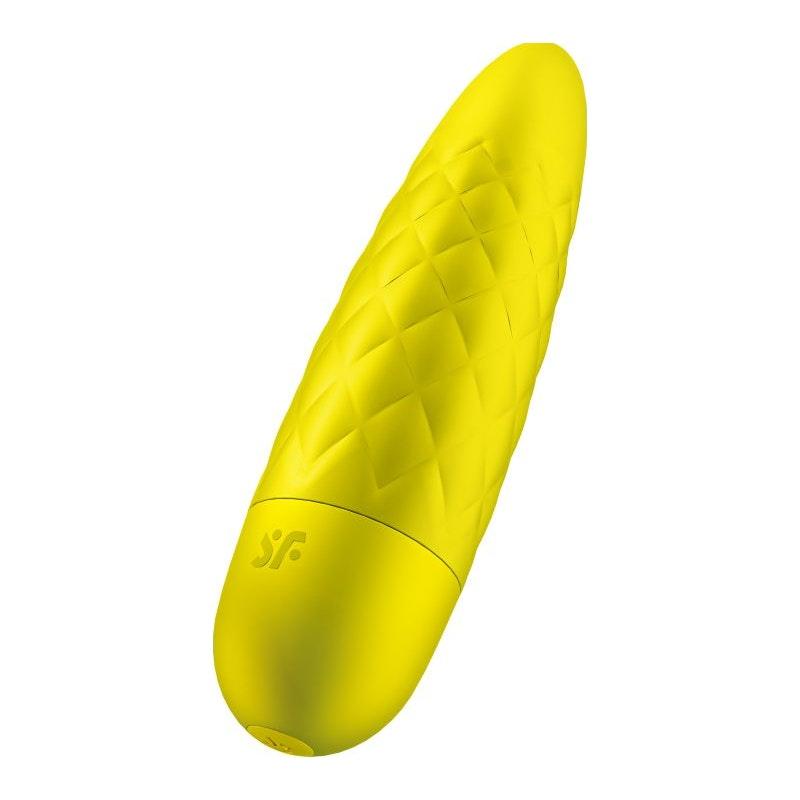 Satisfyer Ultra Power Bullet 5 – Yellow Silicone Rechargeable Vibrator - Adult Toys