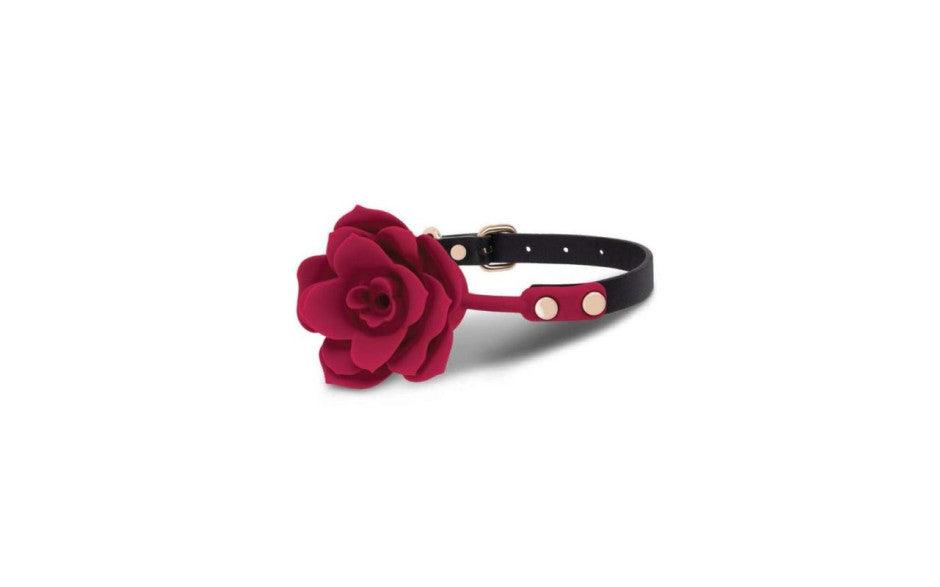 Secret Kisses Rosegasm Bloom Silicone Gag - Adult Toys