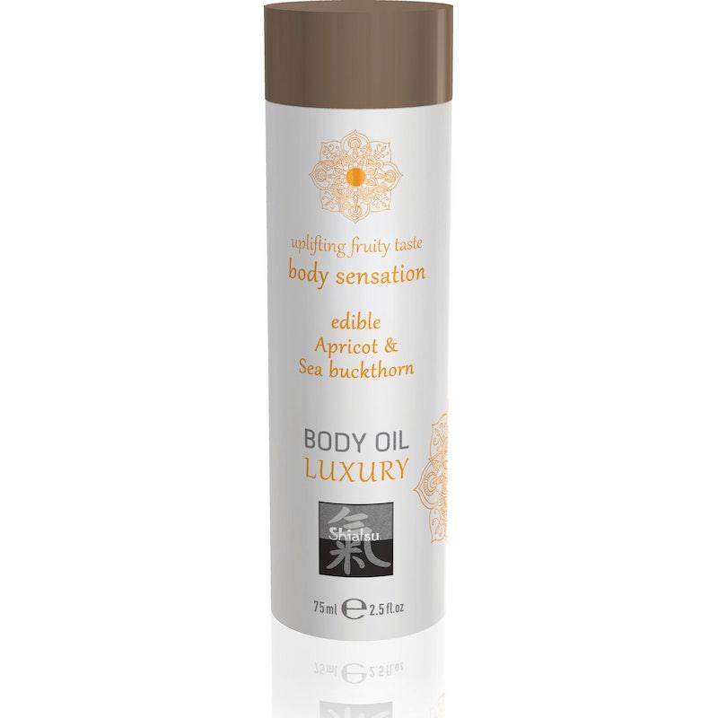 Shiatsu Luxury Body Oil Edible Apricot and Sea Buckthorn - Lotions & Potions