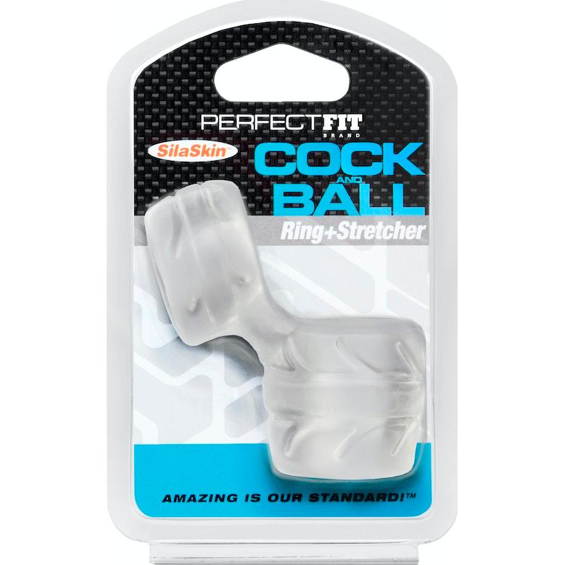 SilaSkin Cock And Ball Clear - Adult Toys