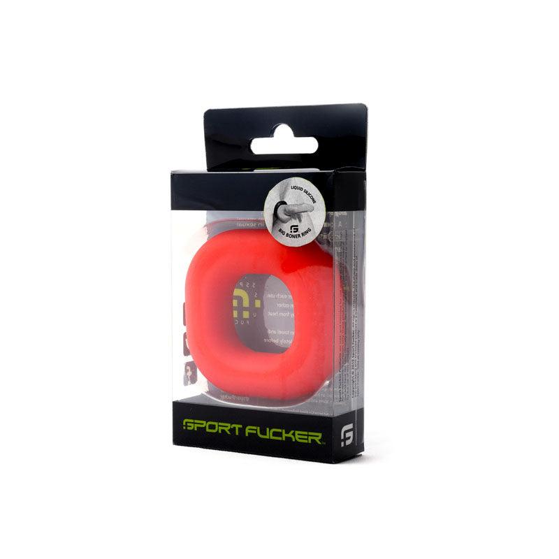 Sport Fucker Big Boner Ring - Red Cock Ring - COCK RINGS