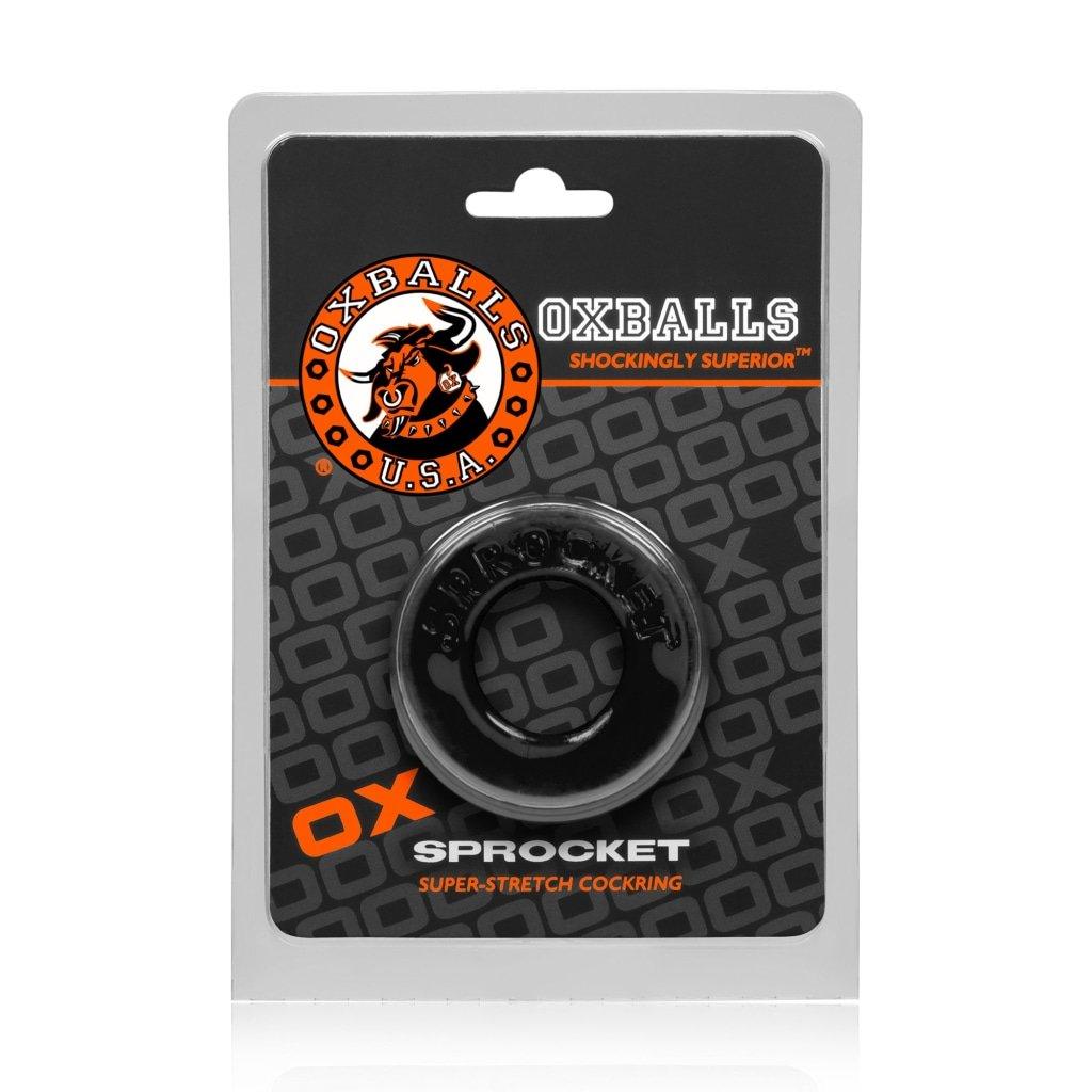 Sprocket Cockring Black - Adult Toys