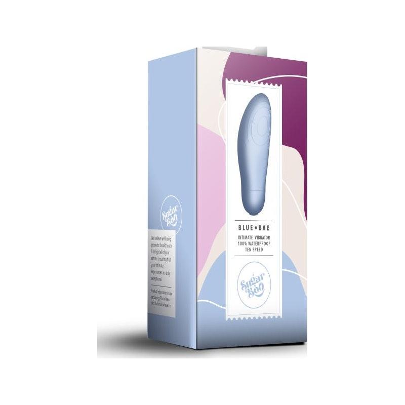 SugarBoo Blue Bae Layon Massager - Adult Toys