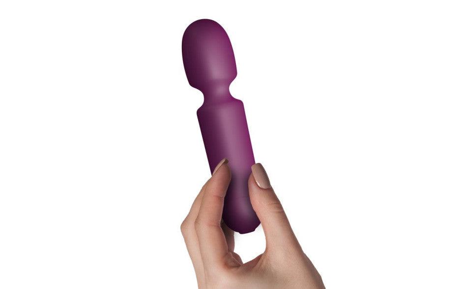 SugarBoo Playful Passion Wand Vibe Burgundy - Adult Toys